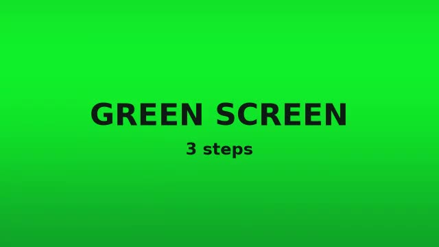 Clean Green Screen Keys in 3 Steps